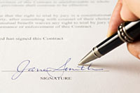 Contract Signature